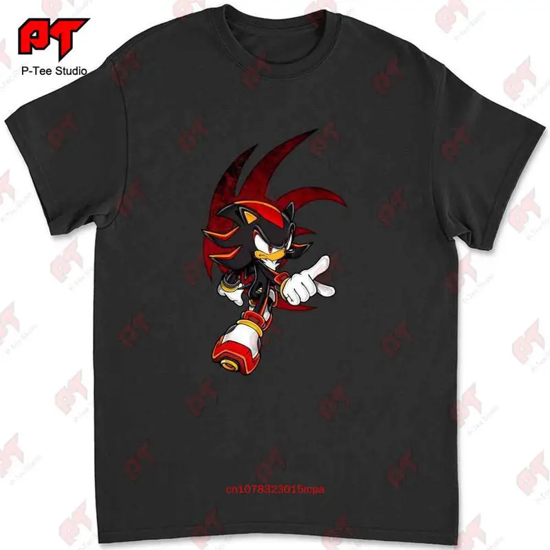 Shadow The Hedgehog Youth Kids T Shirt Black Customizable 8FU8