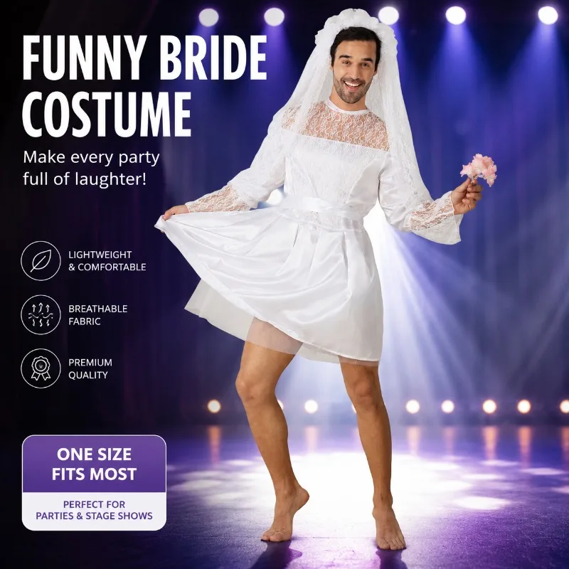 Crossdress Female Role Costume Festival Party Fancy Dress Stage Performance Outfit Cosplay Themed Show