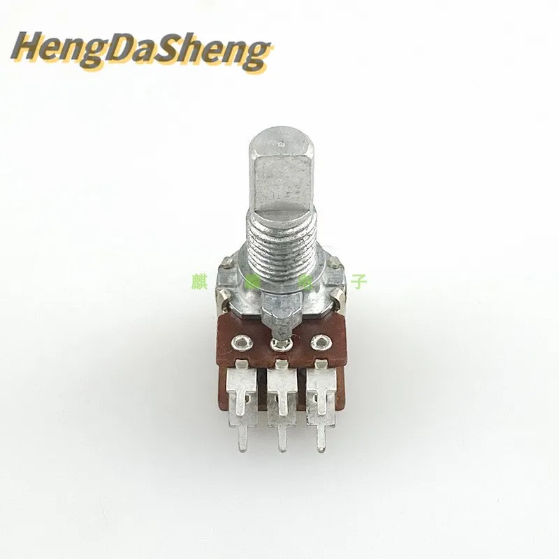 2Pcs/Lot R1210G A10K B10K 12 Type 6-pin Duplex Potentiometer Computer Speaker Power Amplifier Audio Volume Adjustment