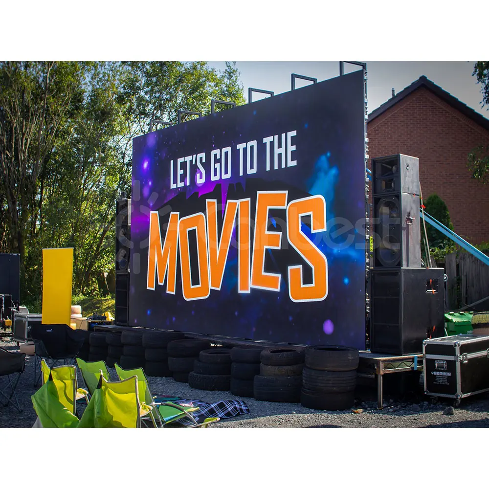 2X1 Led جدار الفيديو في الهواء الطلق عرض معدات تأجير الحفلات مسرح السينما المفتوح سيارة Autocinema محرك في شاشات الفيلم للبيع