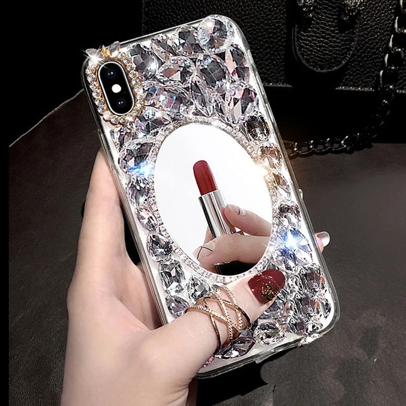 Rhinestone Case for Samsung Galaxy S24 S23 S22 S21 S20 Ultra Plus FE Case Diamond Phone Cover Sunjolly for Galaxy S24 Ultra Case