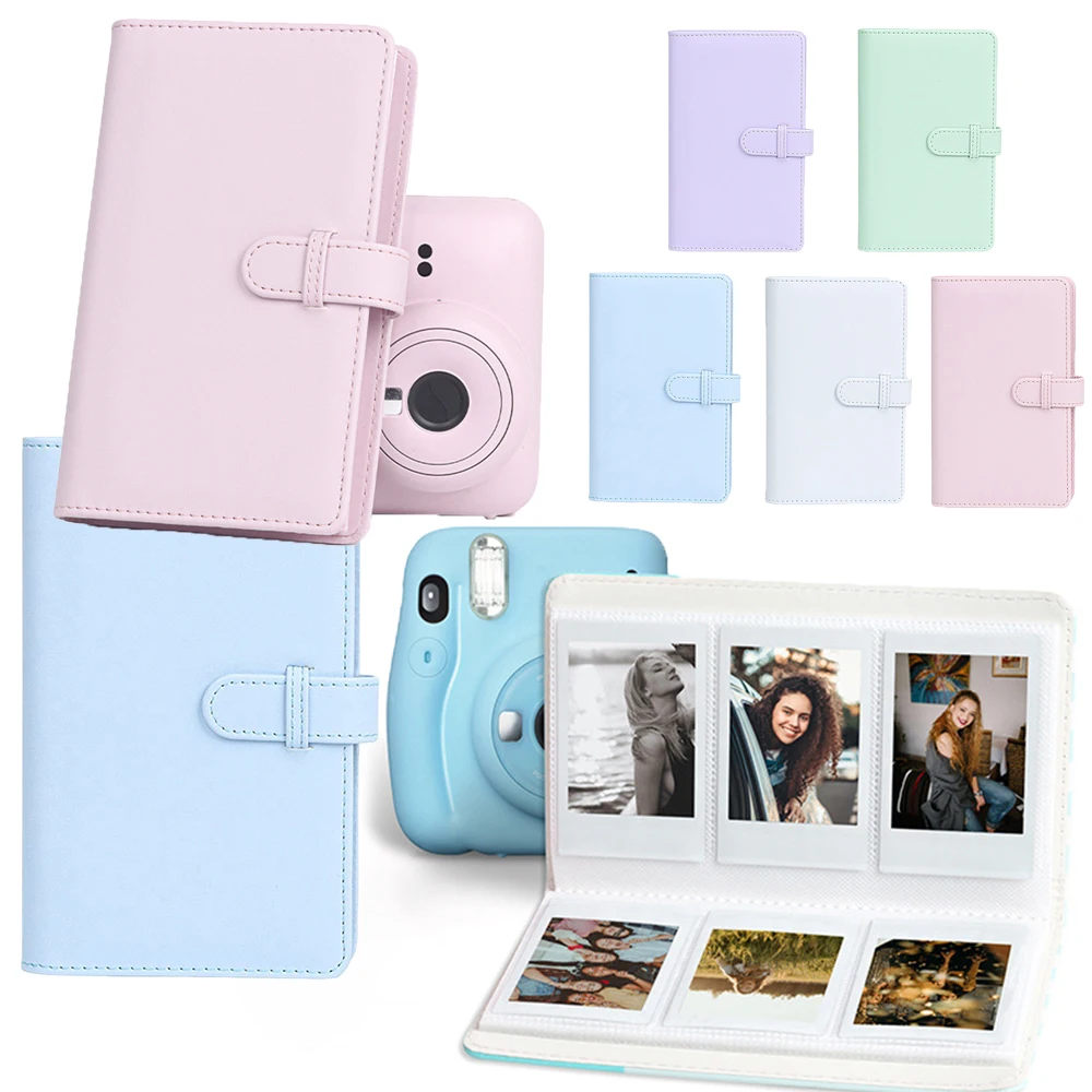 Miniálbum de fotos para Fujifilm Instax Mini 12, libro de colección de tarjetas de billete de alta capacidad, 108 hojas