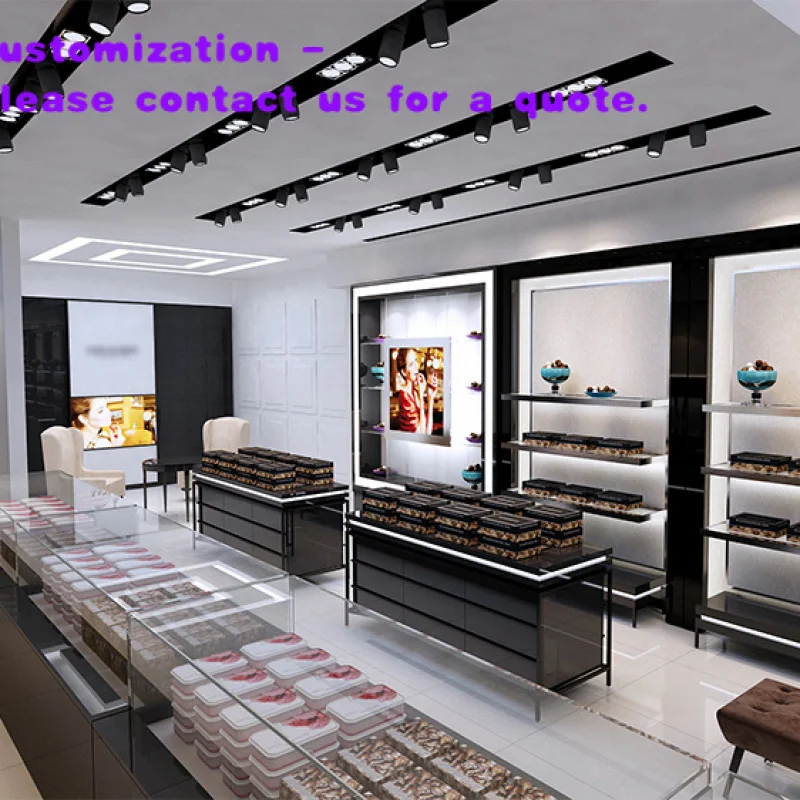 custom.Wall Wood Shelves Retail Chocolate Storesinterior Decoration  China Factory Price Shop Display Stand