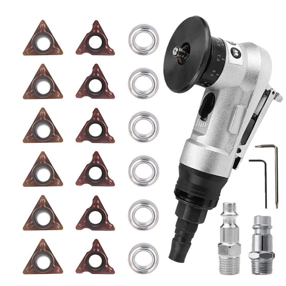 SI FANG Pneumatisch afschuingereedschap 45-graad metalen ontbramen trimmachine Arc Edge Beveler Kit voor precisie-techniek