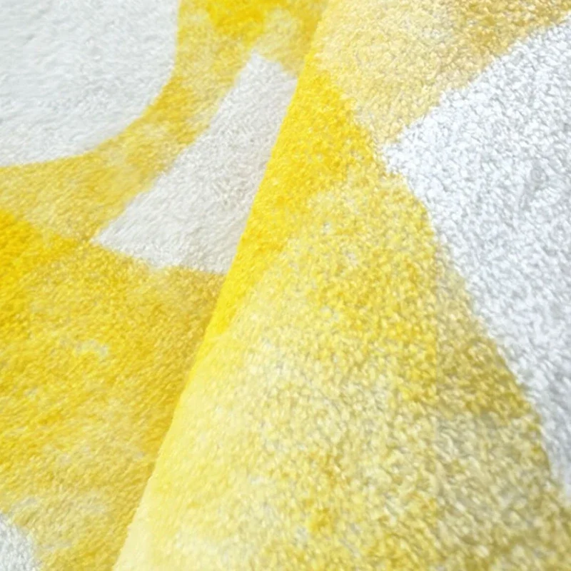 

Fluffy Soft Lounge Floor Mat Thick Washable Rug Flower Pattern Rugs for Bedroom Cream Style Living Room Decoration Plush Carpet