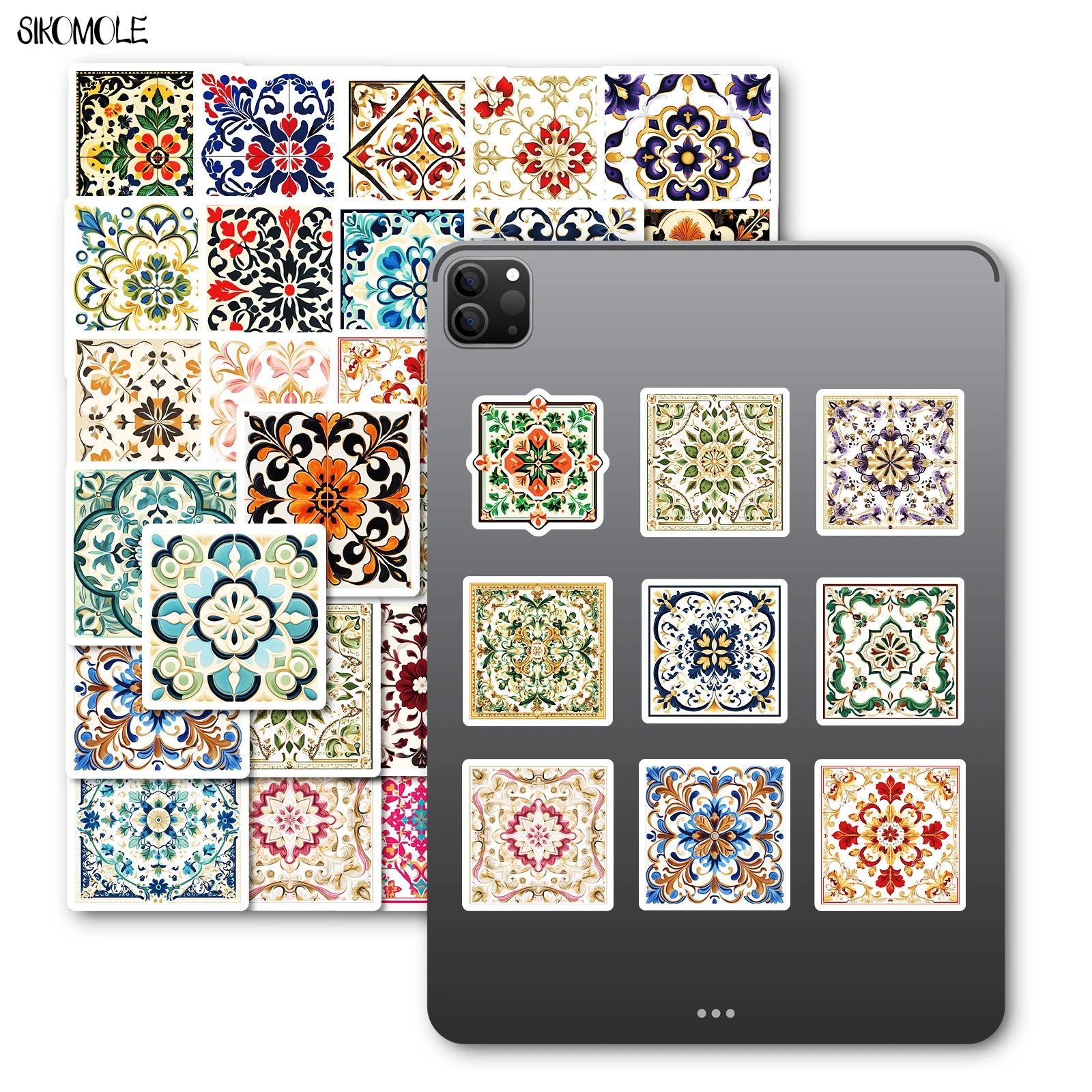 10/30/50PCS NordicรูปแบบRetro Elegant PVC Graffitiสติกเกอร์ความงามArt DIYตกแต่งของเล่นเด็กกระเป๋าเดินทางสติกเกอร์แพ็ค