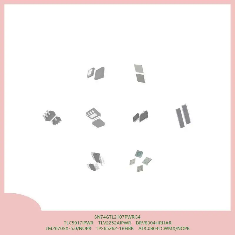 sn74gtl2107pwrg4-tlc5917ipwr-tlv2252aipwr-drv8304hrhar-lm2670sx-50-nopb-tps65262-1rhbr-adc0804lcwmx-nopb