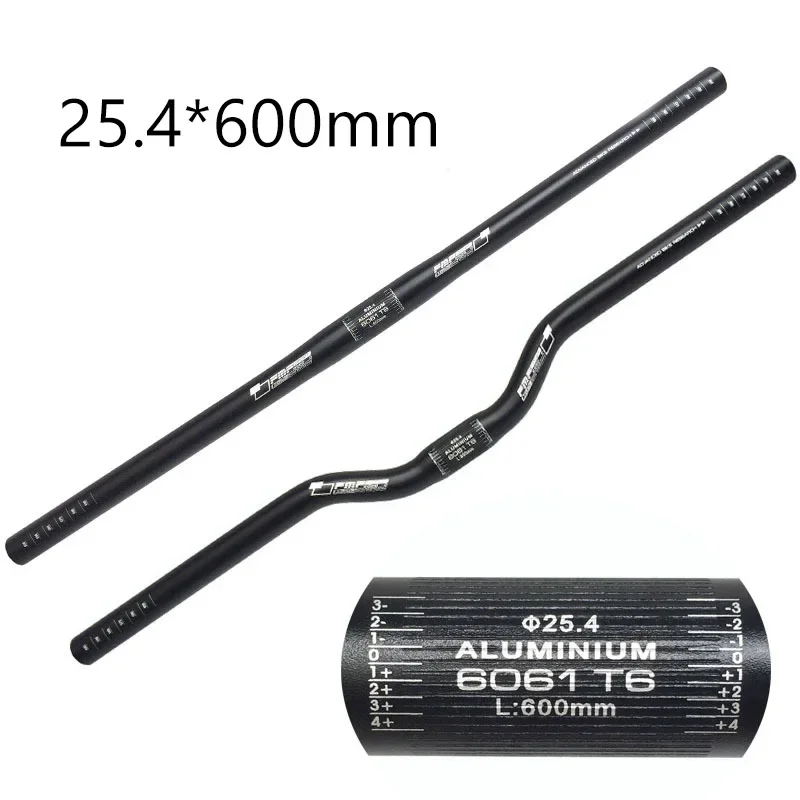 25.4X600mm Lightweight Aluminum BMXs MTB Handlebar Aluminum Alloy Bicycle Riser Handlebar Mountain Road Bike Accessories