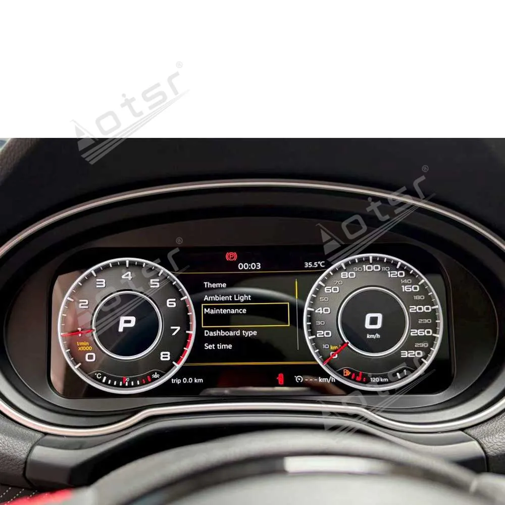 12.3inch Car LCD Digital Cluster For Audi Q2 2016 2017 2018 2019-2023 Dashboard Virtual Cockpit Instrument Speed Meter Ai Screen