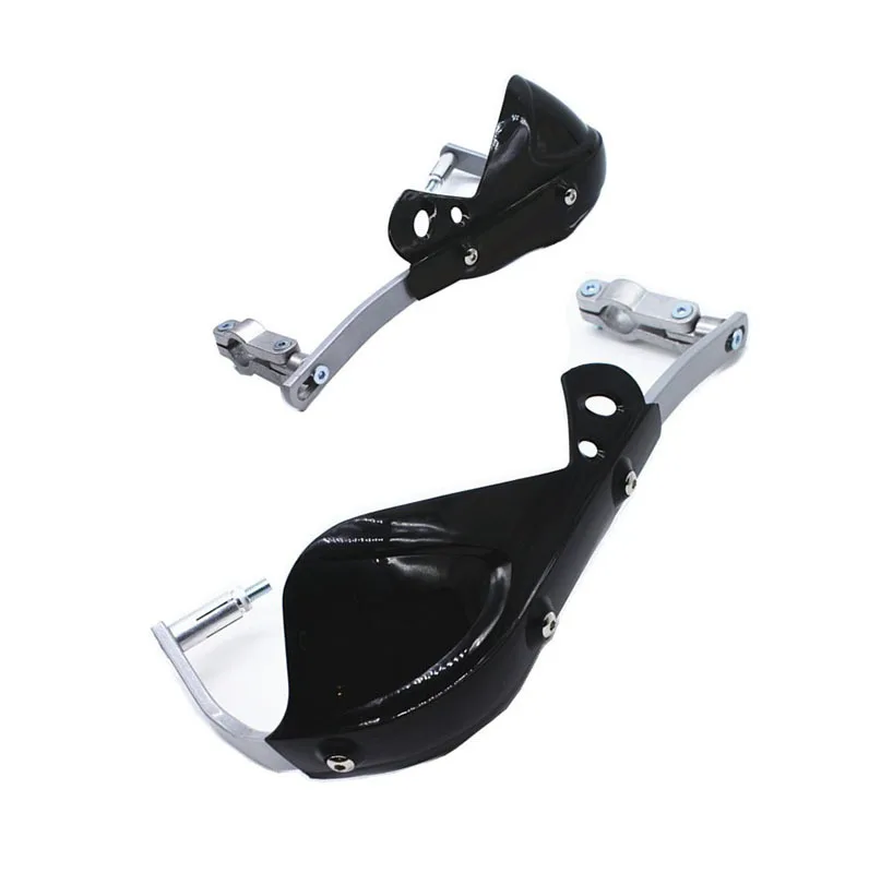 Motorrad-Lenkergriffe mit Schutzhüllen, stoßfeste Windschutzscheibe, halbe Abdeckung, Aluminium-Handschützer, Schutzausrüstung