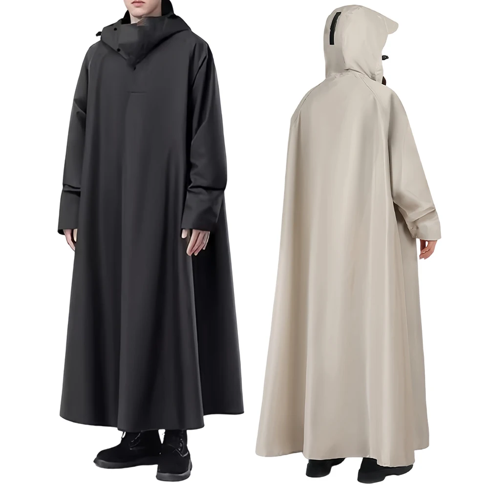 

Adult Motorcycle Raincoat Thickened Electric Car Rain Coat Foldable Riding Gear Rain Jacket for Raining Outdoor Activities Tool