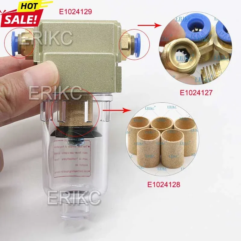 

E1024127 Common Rail Diesel Injector Test Bench Filter E1024128 Fuel Pump Injection Nozzle Tester Filter