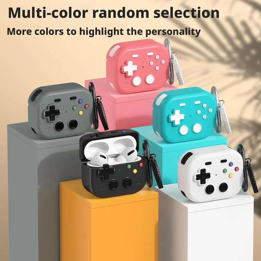 2025 For Airpodspro3 Case With Keychain Soft Silicone Protective Classic Cute Game Console Design Case Cover For Airpods Pro 3