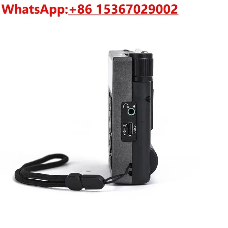 HRD757 full-band radio aviation band card Bluetooth APP remote control flashlight SOS