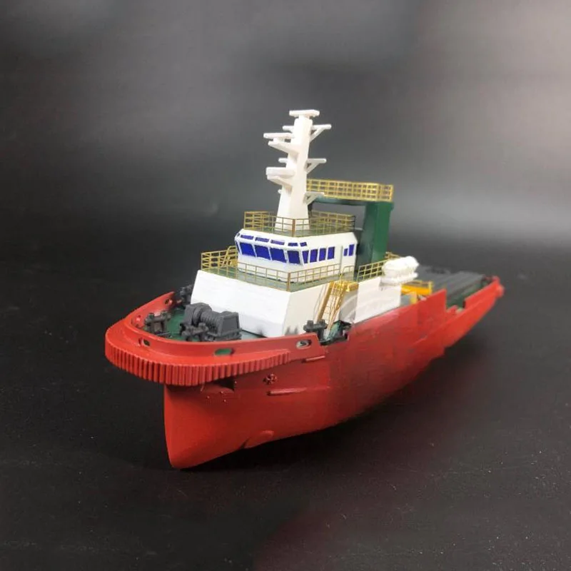 1/200 RC Tugboat Model Ocean Working Ship Assembly Kit fai da te fatto a mano telecomando modello di nave Kit modello multifunzionale