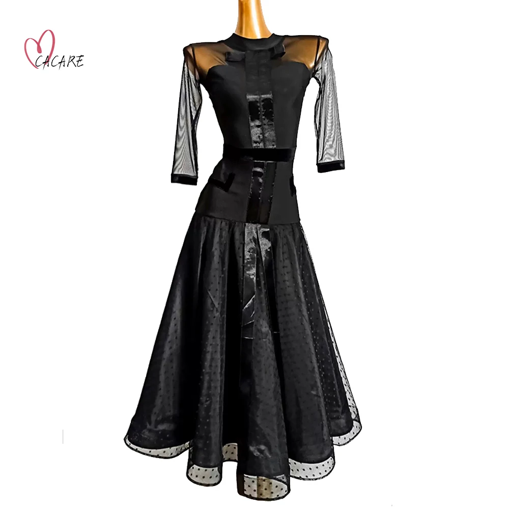 Ballroom Dress Female Clothing Waltz Dance Dress Adult Modern Urban Dance Wear Suit Clothes Stage Costume Waltz Festival D1409