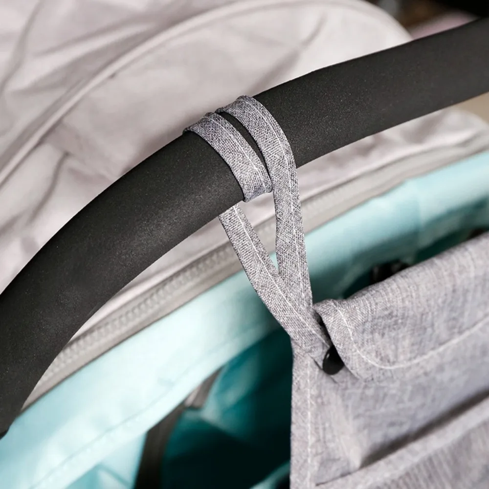 

2Pcs Multifunctional Baby Stroller Mesh Bags Hanging Bag Large Capacity Mommy Organizers Perspective Double Pockets