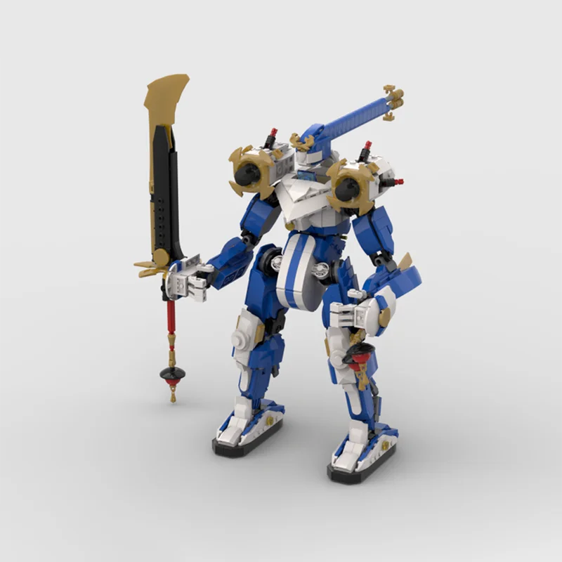 

1036pcs MOC Jay's Titanes Mech Upgrade NinjiaBuilding Blocks Christmas Gift Home Decoration DIY Perfect for Interior