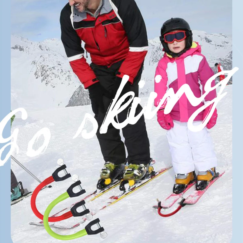 1pcs Ski Board Connectors Children's Equipment Sled Accessories Ski Board Holders Outdoor Skiing Supplies Snowboarding Sports