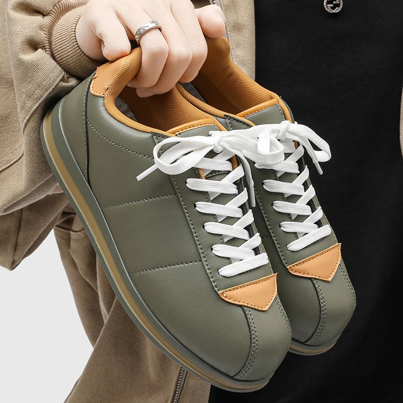 

Оригинальные зеленые туфли для доски, мужские модные повседневные кроссовки с низким вырезом для мужчин, удобные мужские туфли на платформе со шнуровкой, chaussure hommes