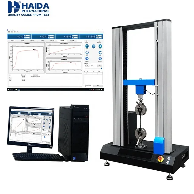 Electronic Auto UTM Material Steel Universal Tensile Testing Machine For Tension Abrasion Torsion Bending Fatigue Strength Test