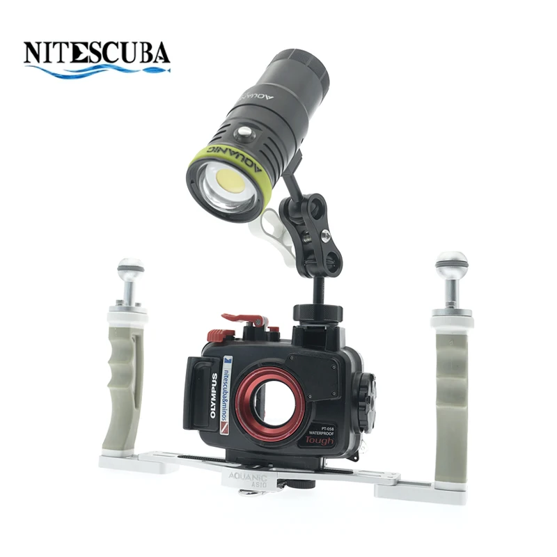 Nitescuba Diving Shell Cold Hot Shoe Adapter Ball Adaptor Mount Base Connector Gopro Tg6 5 Camera Housing Underwater Photography