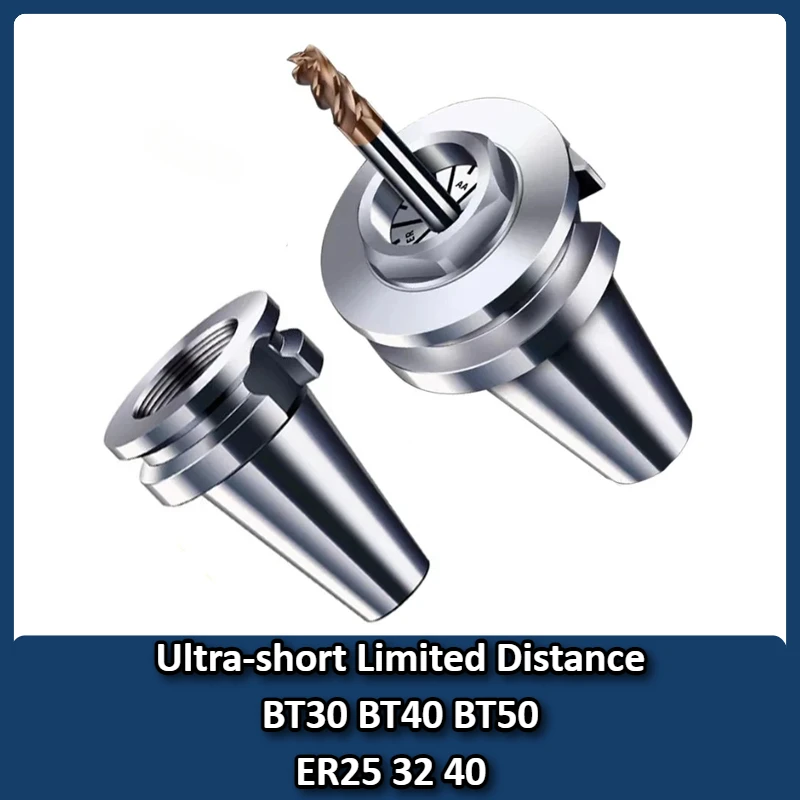 

BT30 ER32 45L CAT40 SK40 BT40 ER32 35L Chuck Ultra-short Limited Distance Handle Built-in Tool Holder CNC Lathe Spindle Machine