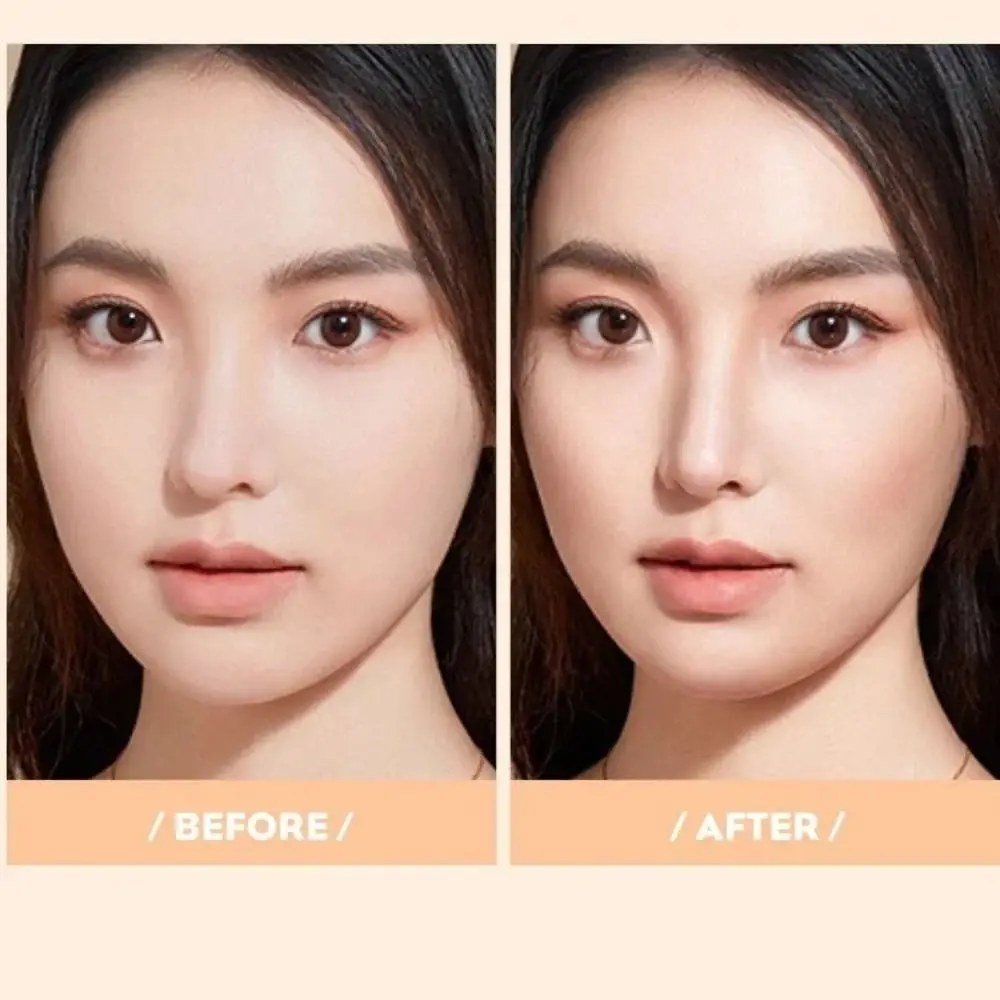 ใหม่ Double-headed V Face Contouring Stick 2-in-1 คอนซีลเลอร์ติดทนนานปากกาแต่งหน้า Face Brighten Stick