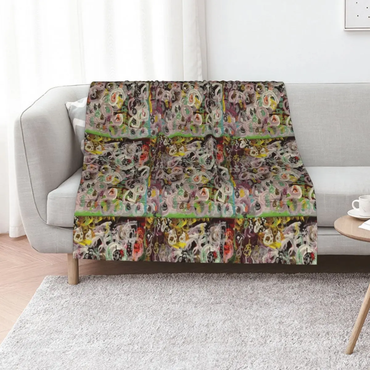 Collaboration by Emily M. and Linda M. Throw Blanket Beautifuls Decoratives Furrys Heavy Luxury St Blankets
