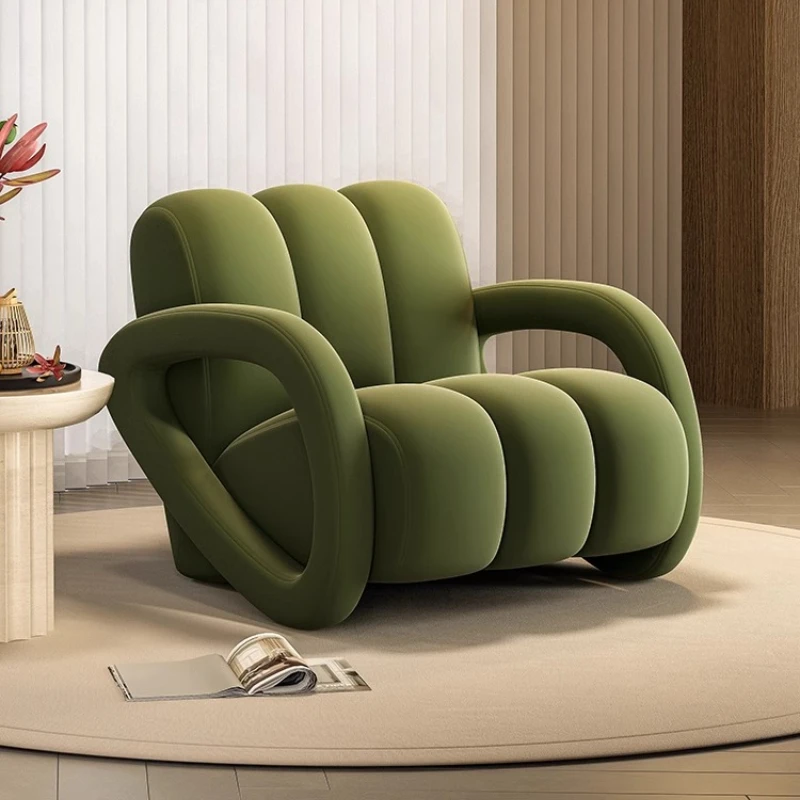 

Lazy chair simple modern bedroom living room balcony leisure chair Internet celebrity double straight sofa chair