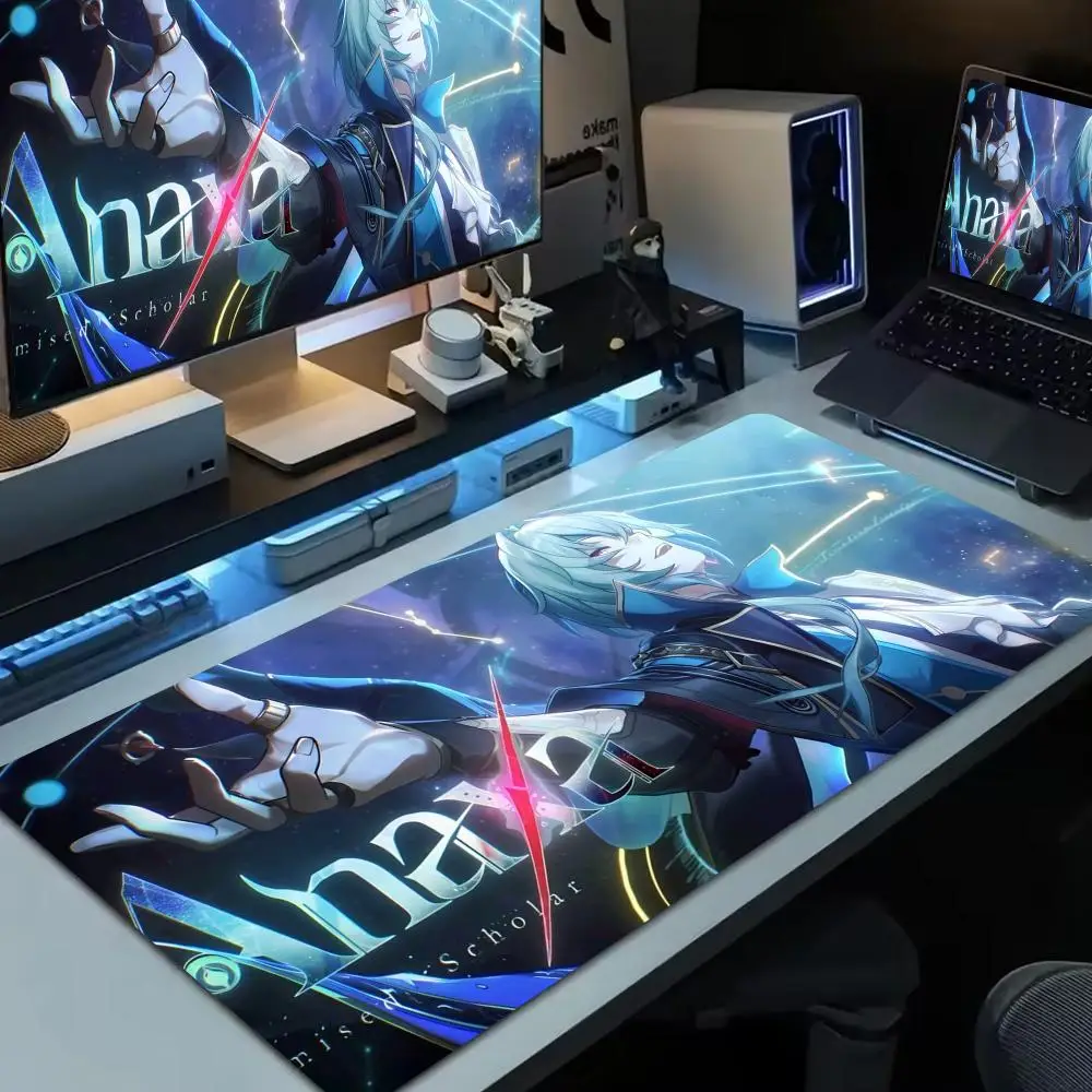 

Honkai Star Rail anaxa Mouse Pad Large Computer Mousepad Office Accessories XXL Pc Gamer Non-slip Deskmat Keyboard Rubber Game