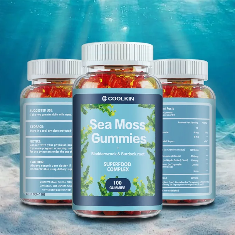 

Sea Moss Gummies - for Intestinal Health & Immune Support Skin, Joint Health Support, Intestinal Cleansing