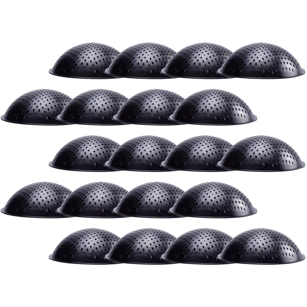 20 szt. Siatka drenażowa do doniczek, zapewniająca zatrzymanie gleby, wielokrotnego użytku, filtr do otworów doniczek z PP, oddychająca mata, akcesorium ogrodowe, doniczka do bonsai.