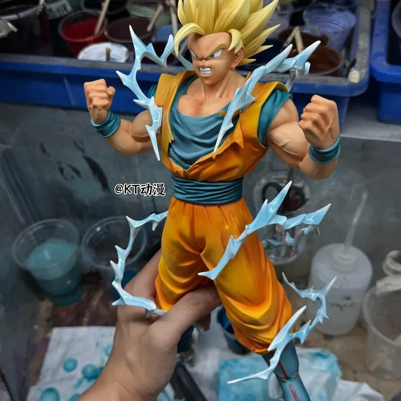 

Dragon Ball Super Saiyan Explosive Energy Two Goku Action Figure Collectible Pvc Model Desktop Decoration Toys Gift Anime Fans