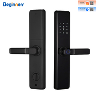 Euro 6068 6085 mortise Wooden door TTlock wifi tuya Biometic Fingerprint Passcode Card Digital Electronic Smart Door Lock