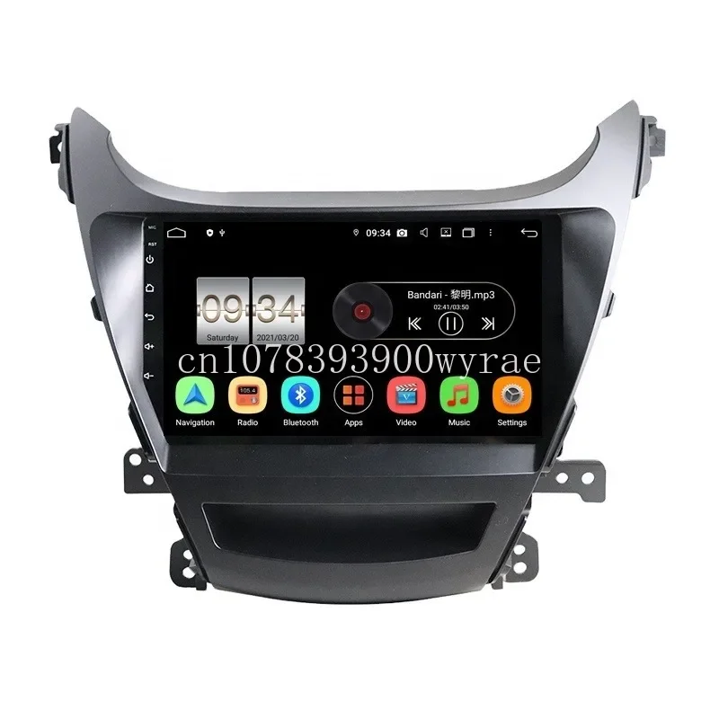 

OEM Car multimedia player Android 11 system for Elantra/Avante/I35 2014-2015 Car GPS Navigation Carplay android auto