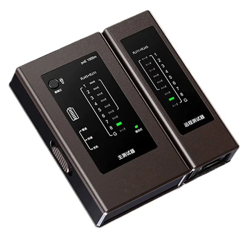 B62B RJ45 RJ11 Cable Tester Multifunctional VoIP Tester Network Telephone Line Tester for Cat5 Cat6
