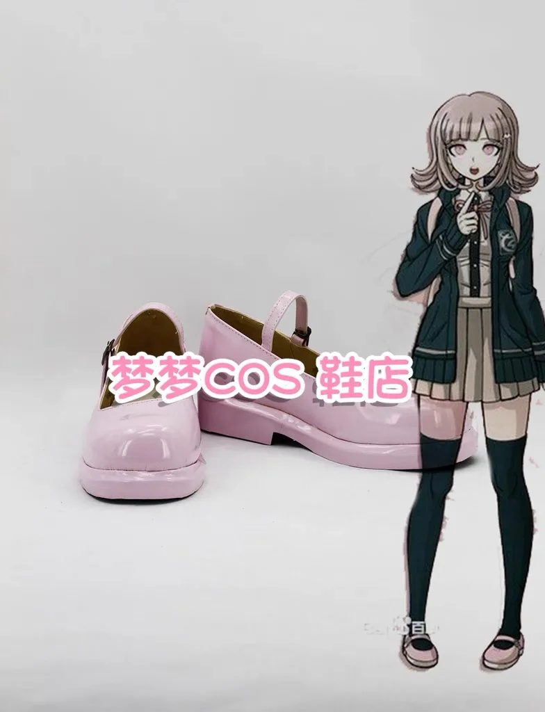 

Аниме данганронпа Nanami Косплей ChiaKi Shoes Pink Loli Shoes