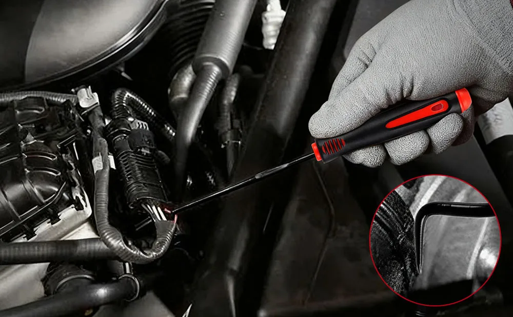 10-teiliges Präzisions-Ausziehwerkzeug-Set für Kfz – Ölring-, O-Ring- und Dichtungsentferner für den Automobilgebrauch – Detail 5