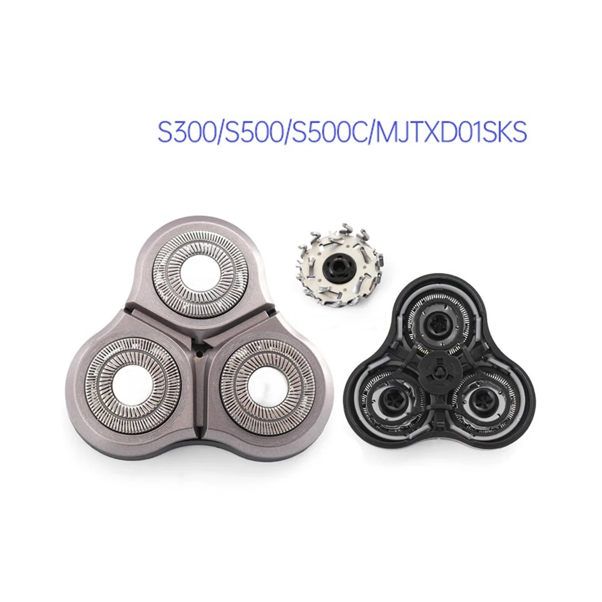 A14G-3PCS ل S500C S500 S300 ماكينة حلاقة كهربائية رئيس استبدال MJTXD01SKS ماكينة حلاقة رئيس القاطع رئيس الملحقات