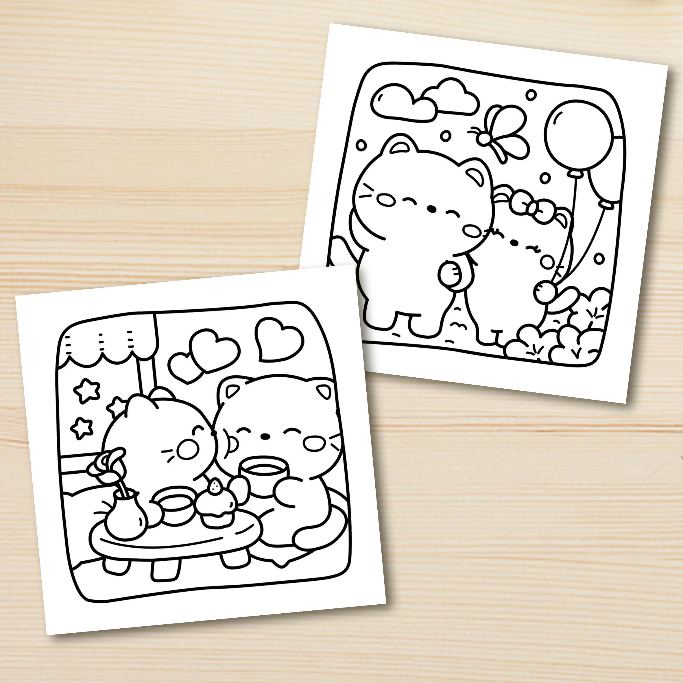 COZY KAWAII Bold-easy Patterns Coloring Book for Adults Cute