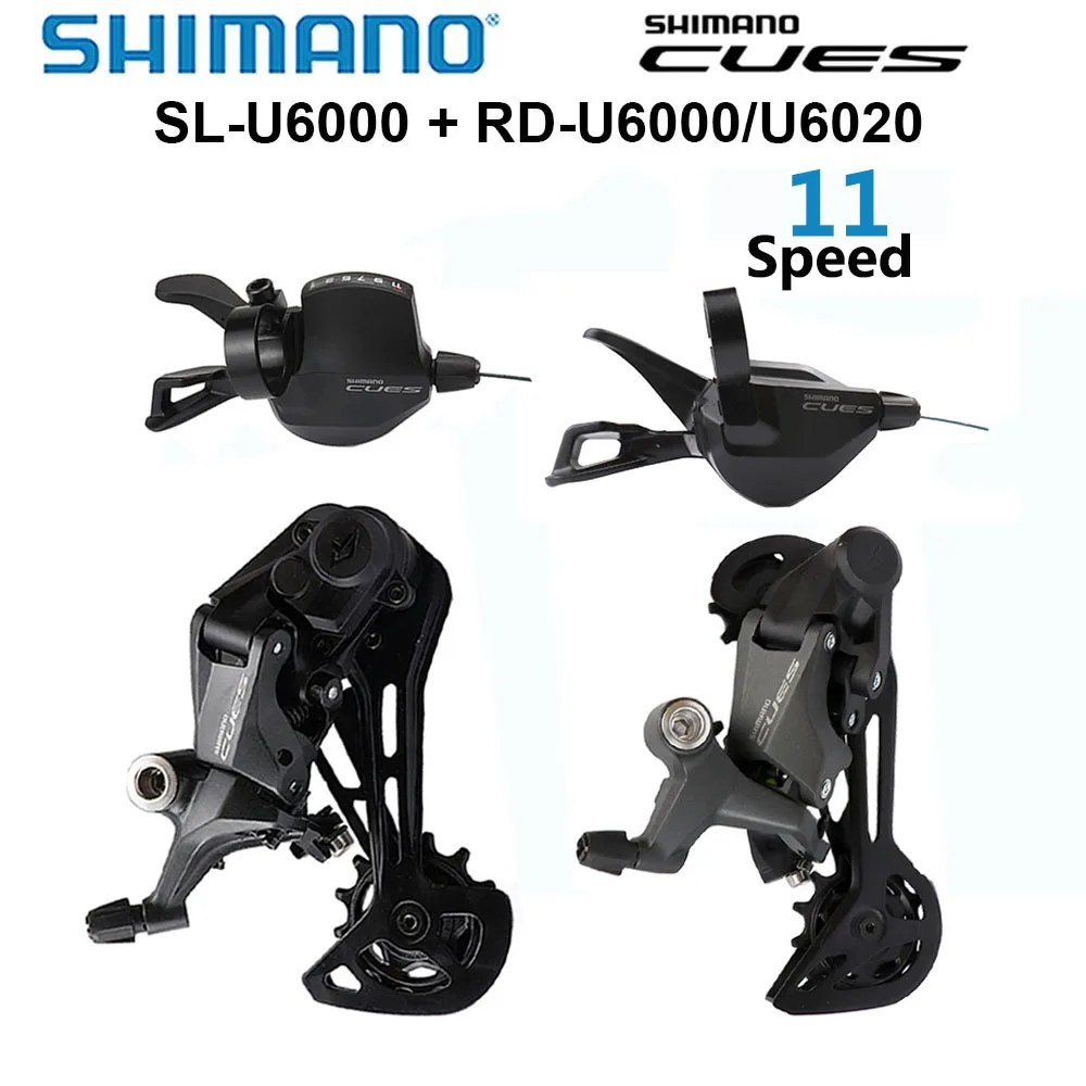 

SHIMANO CUES U6000 11Speed Shift Lever U6000-11R Rear Derailleur RD-U6020-11 RD-U6000 11V 11S Group for MTB Mountain Bike Parts