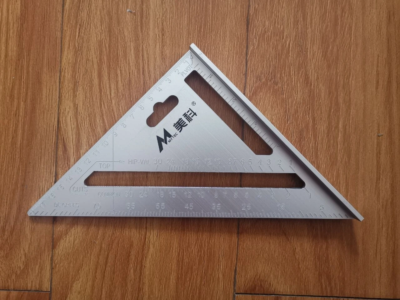 Triangle Rule 90 Degree Thickening Angle Rule Aluminum Alloy Carpenter Measurement Square Ruler Layout Tool Measurement Tool