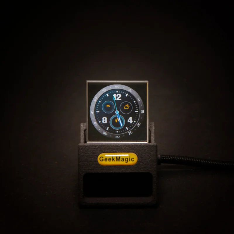 

Многофункциональные креативные настольные часы-метеостанция с прозрачным дисплеем, технологичный декор