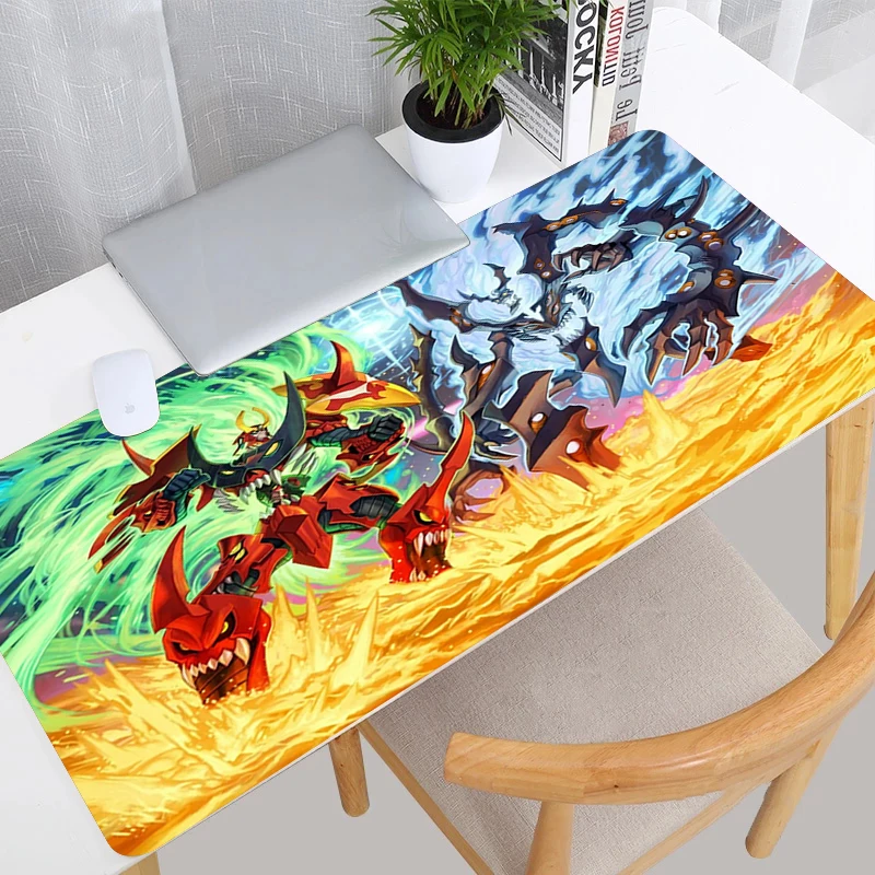 

Gurren Lagann Mouse Pad Pc Gamer Cabinet Keyboard Tengen Toppa Mat Computer Anime Deskmat Gaming Accessories Table Mousepad XXL