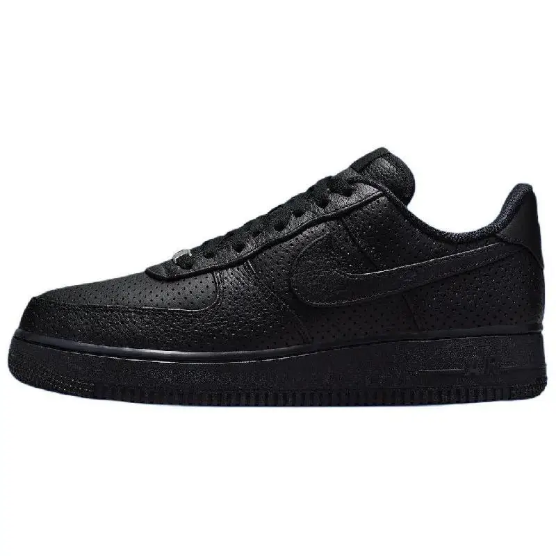 Nike Nike Air Force 1 Sapatos de skate unissex de cano baixo preto tênis HF8189-001