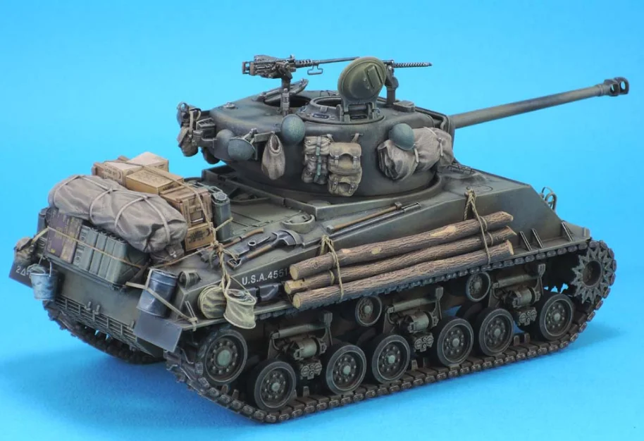 1/35  Resin Model kits American Furious Sherman Tank Resin Modification (no tank) Unassambled Unpainted