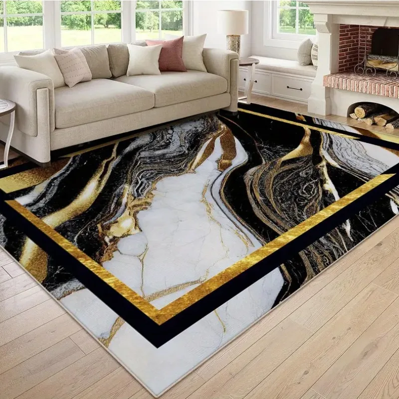 Large Carpet Light Luxury Geometric European and Carpet Home Sofa and Tea Table Mat Indoor Outdoor Carpet Floor Mat Decoration