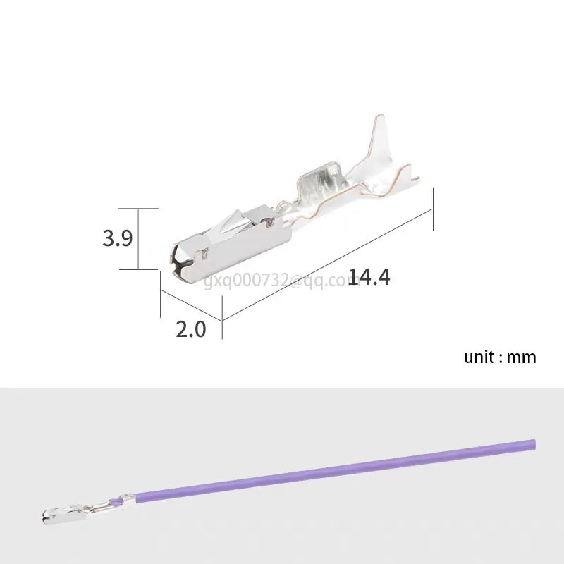 Spedizione gratuita 1-967640-3 10SETS SAMPLE 4PIN AMP Connettore Terminale cavo elettrico per auto