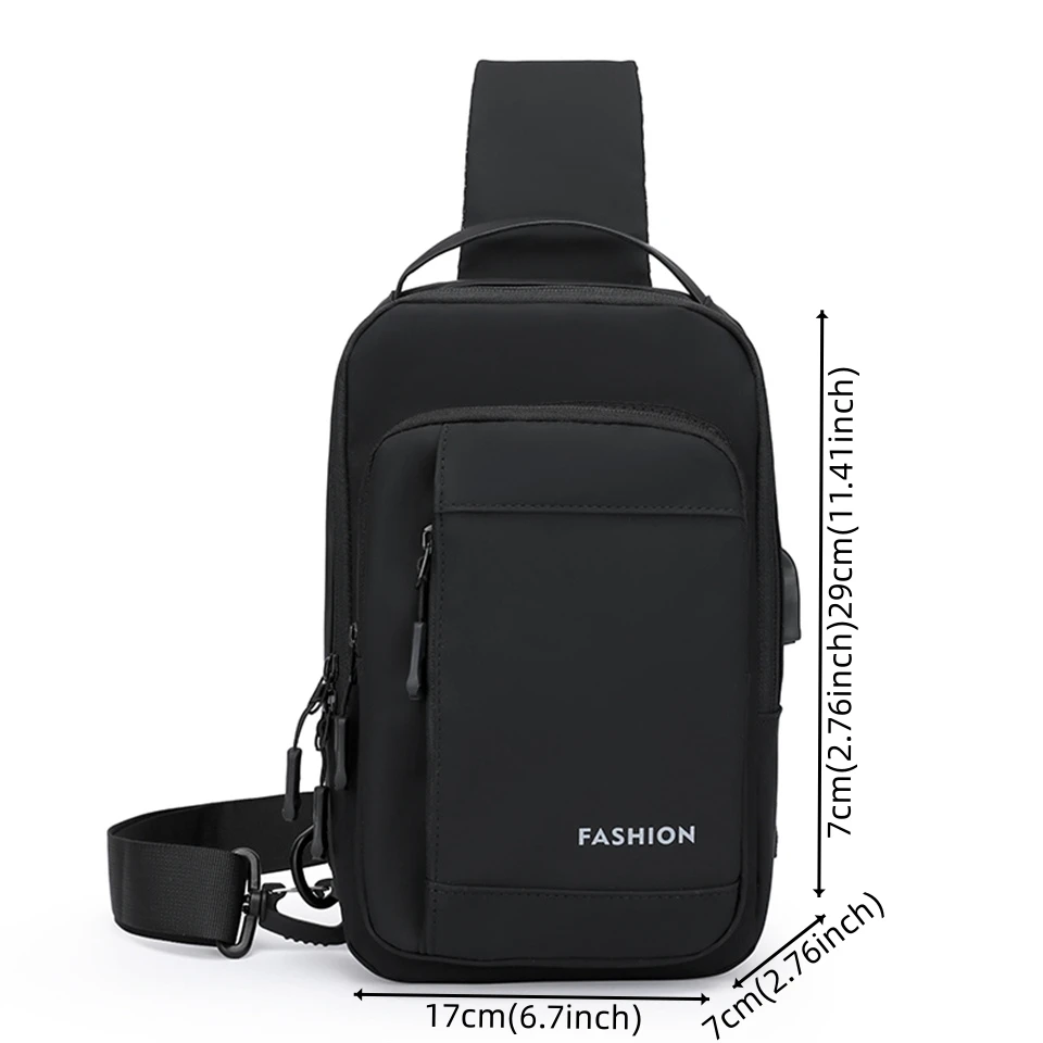 Men's Trend Oxford Crossbody Bags Designer Light Waterproof Man Leisure Versatile Shoulder Bags Men Fashion Mobile Phone Satchel